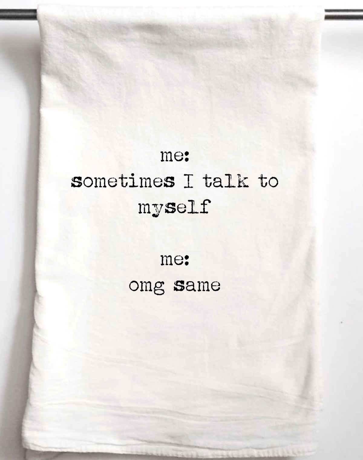 Talk to Self Gift Towel - Aspen Lane 
