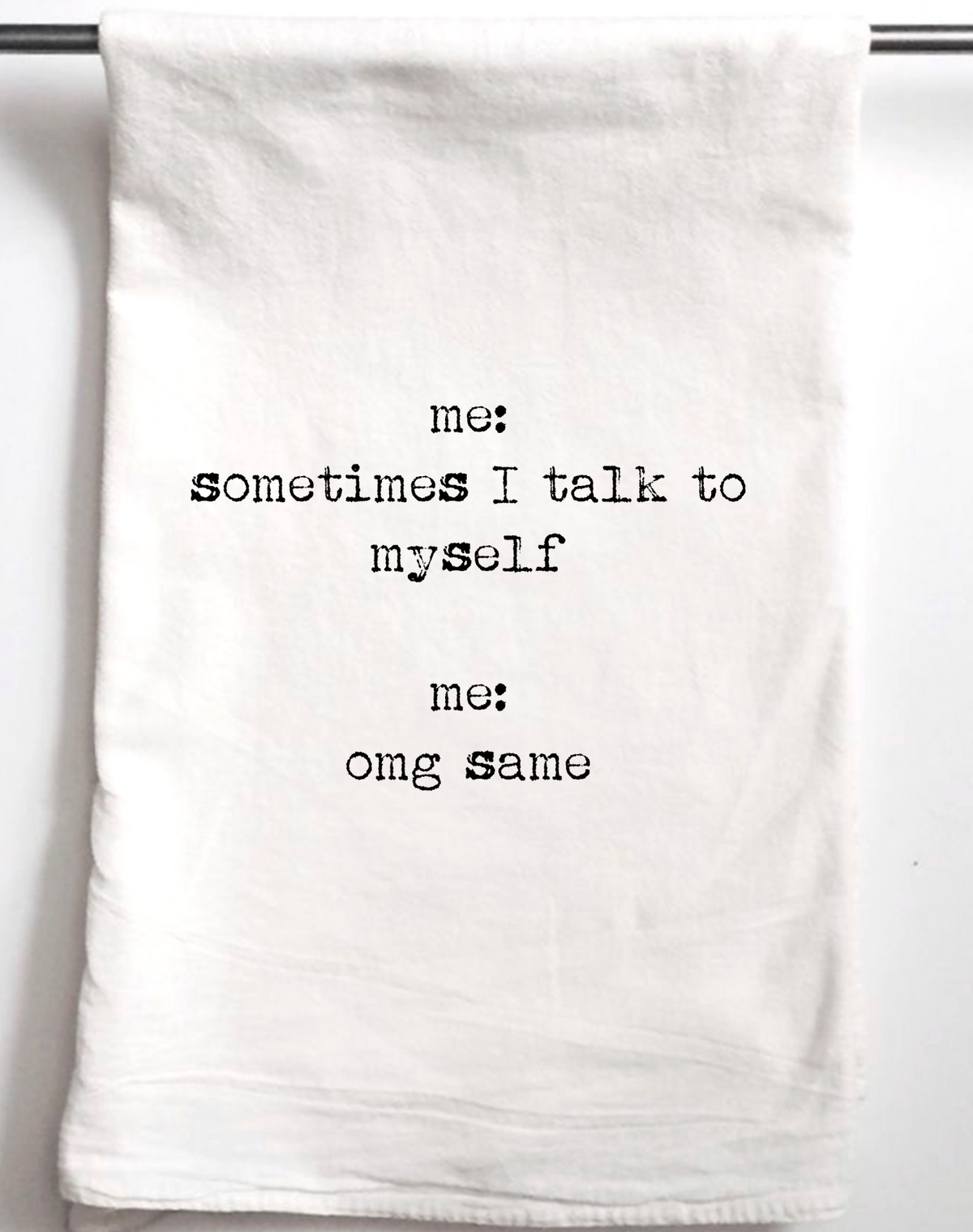 Talk to Self Gift Towel