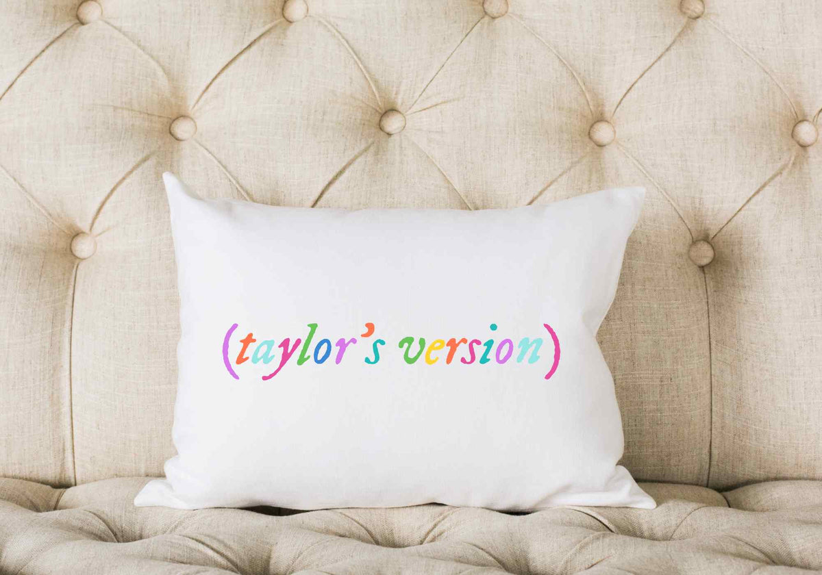 Taylor's Version  Colorblock Pillow