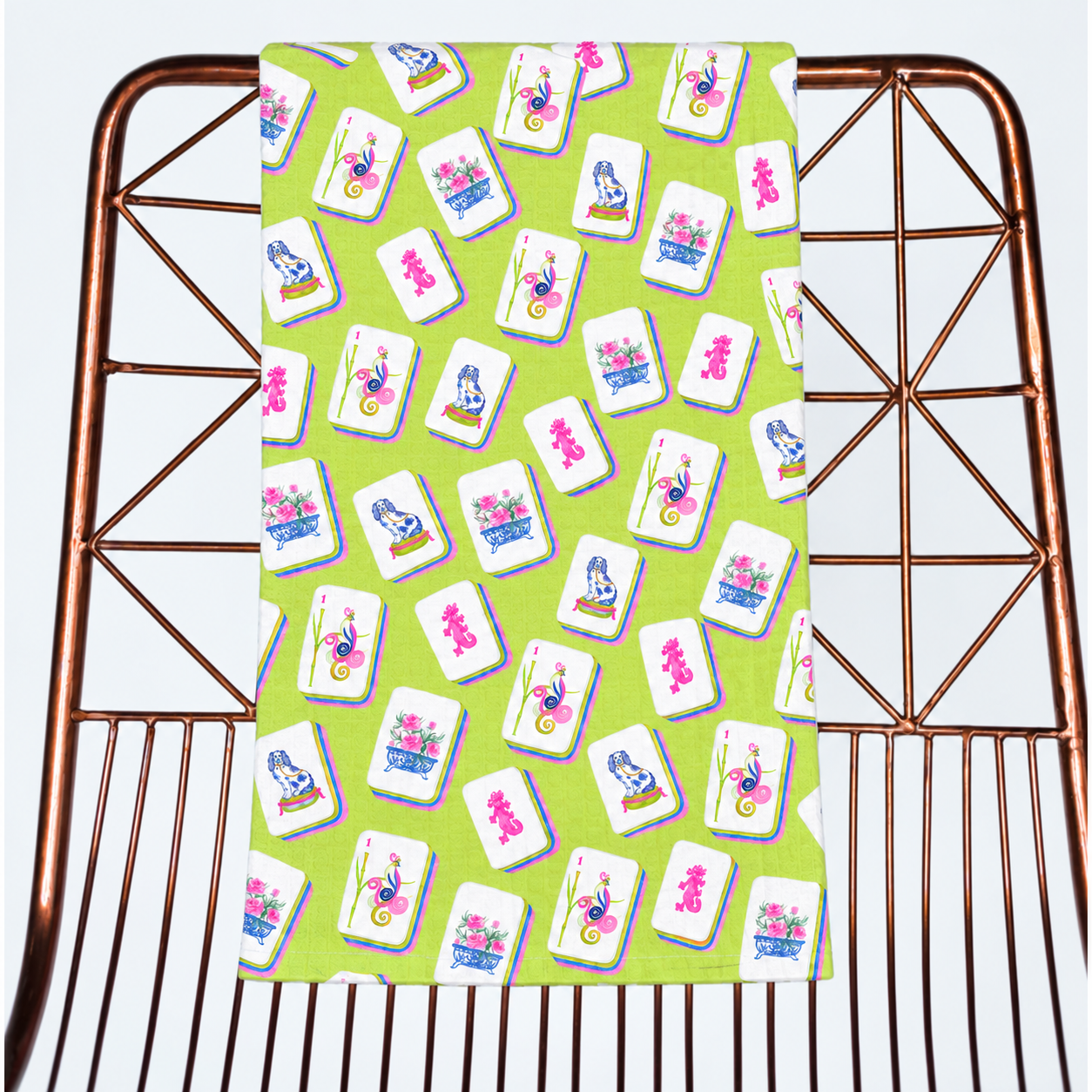 Mahjong Tile Microfiber Towel | 18"x30