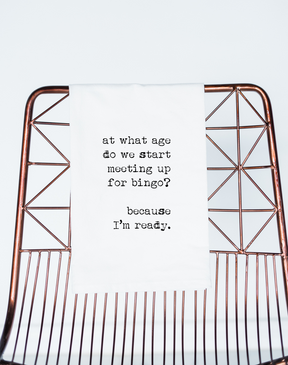 Meet for Bingo Funny Gift Towel - Aspen Lane 