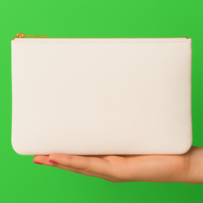 Canvas Flat Zip | Bulk Wholesale Name Drop