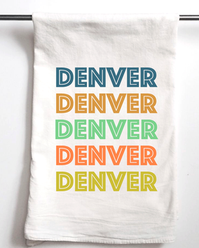 Retro Classic Custom Towel (Your Town City) | Bulk Wholesale