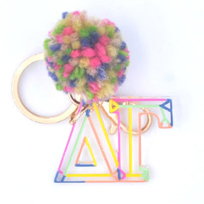 Acrylic sorority symbol keychain - Aspen Lane 