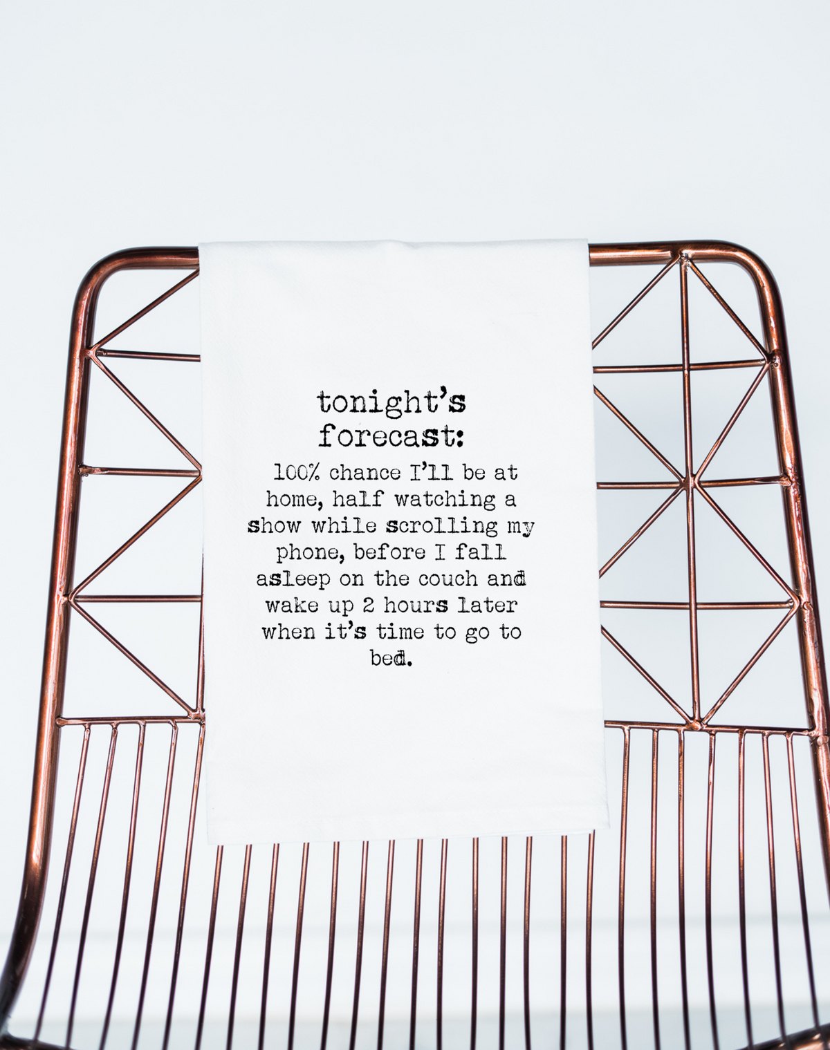 Tonight's Forecast Couch Gift Towel - Aspen Lane 