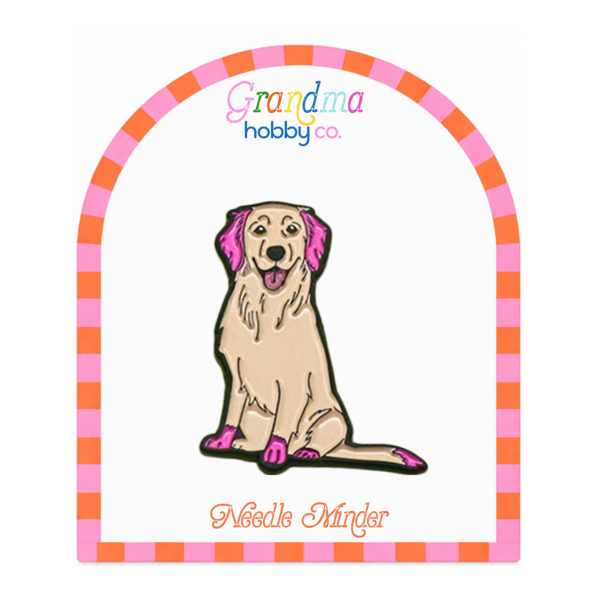 Needle Minder for Needlepoint & Cross Stitch | Golden Retriever - Aspen Lane 