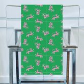Green & Pink Tiger Printed towel