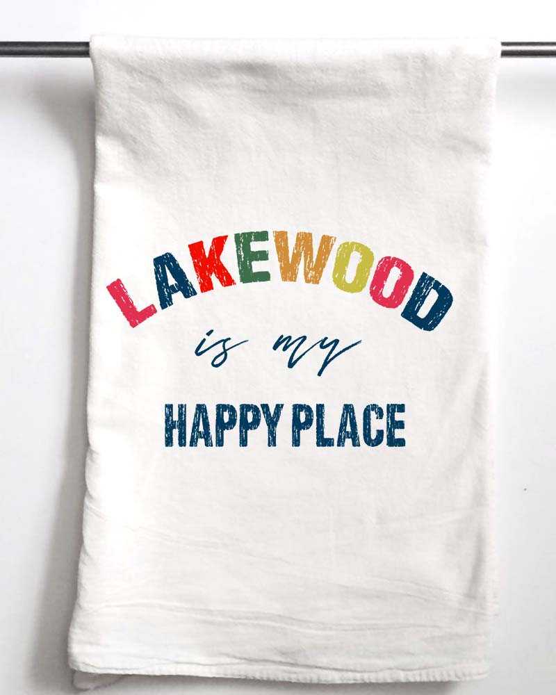 Happy Place Classic Custom Towel | Bulk Wholesale