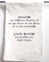 Parents Youth Sports Gift Towel