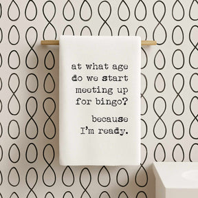 Meet for Bingo Funny Gift Towel - Aspen Lane 