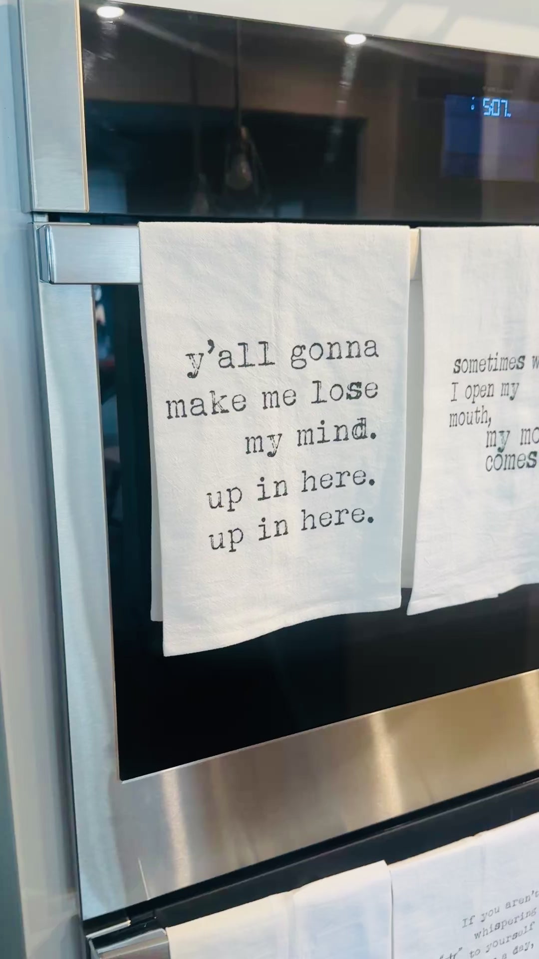 Whispering WTF, Better Mother Flour Sack Towel