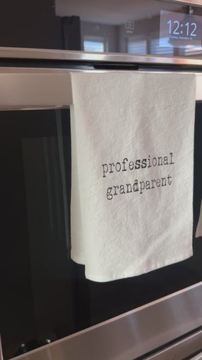 Professional Grandparent Flour Sack Towel