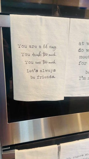 Funny Friend Gift Towel | Case of 8 | Bulk Wholesale