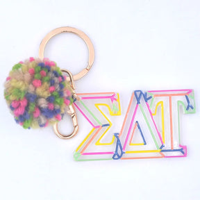 Acrylic sorority symbol keychain - Aspen Lane 