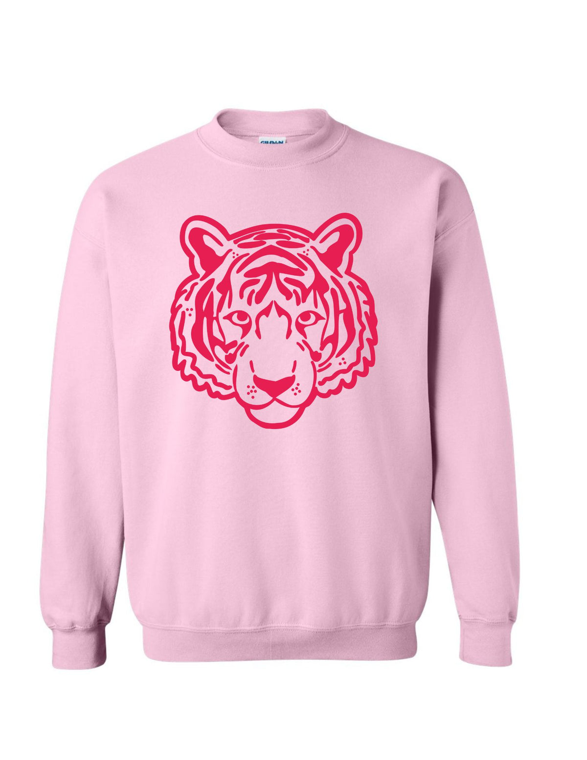 Pink Tiger Sweatshirt | Adult - Aspen Lane 