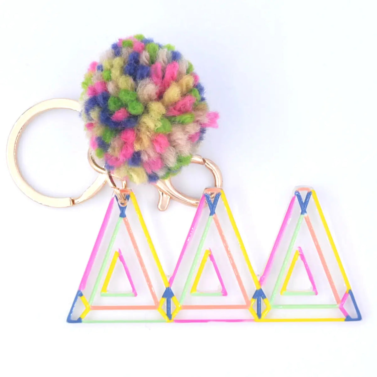 Acrylic sorority symbol keychain