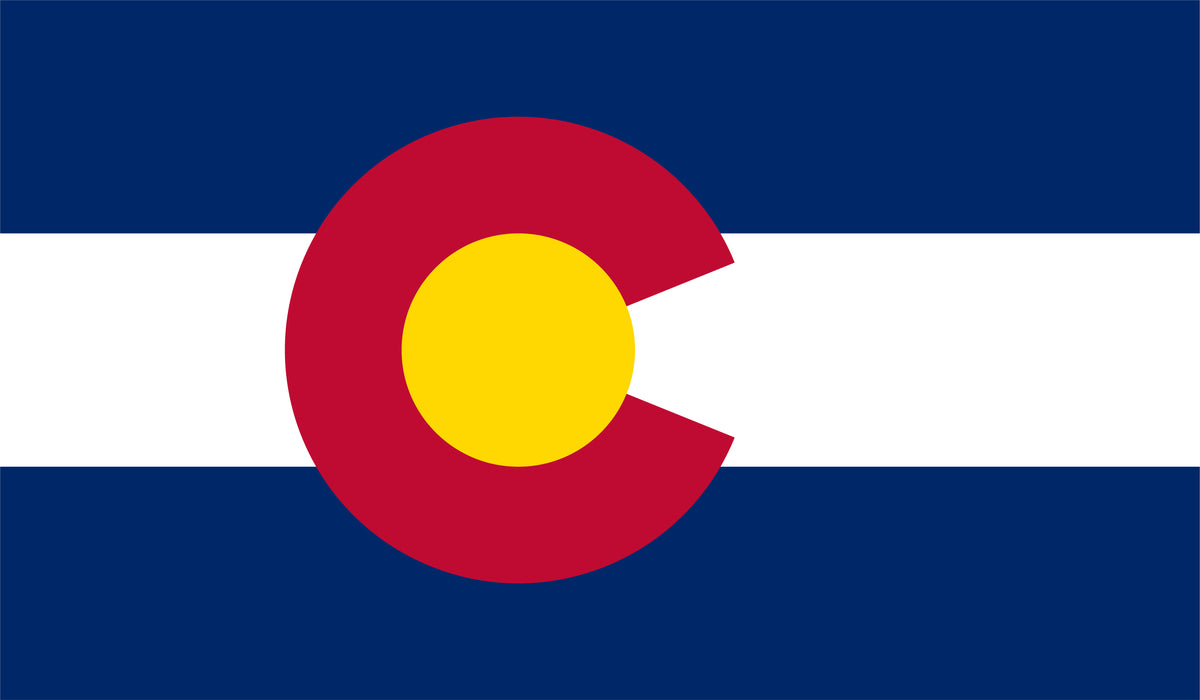 Colorado Flag Sticker - Aspen Lane 
