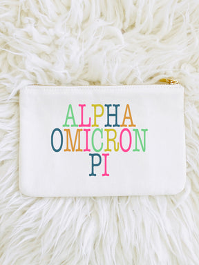 Sorority Color Block Pouch Bag - Aspen Lane 