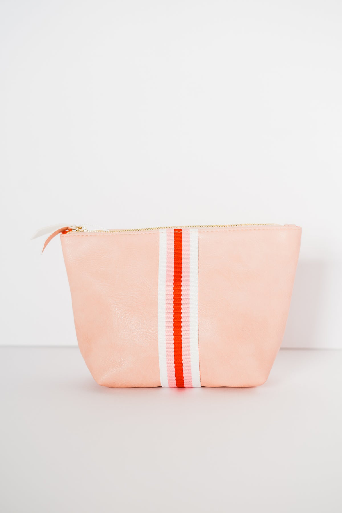 Vegan Stripe Bag | Pink w/ Stripe - Aspen Lane 