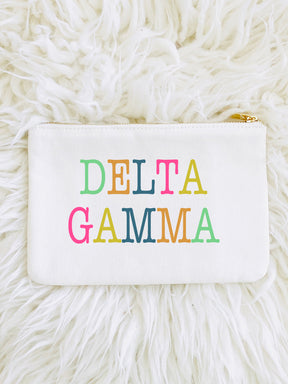 Sorority Color Block Pouch Bag - Aspen Lane 