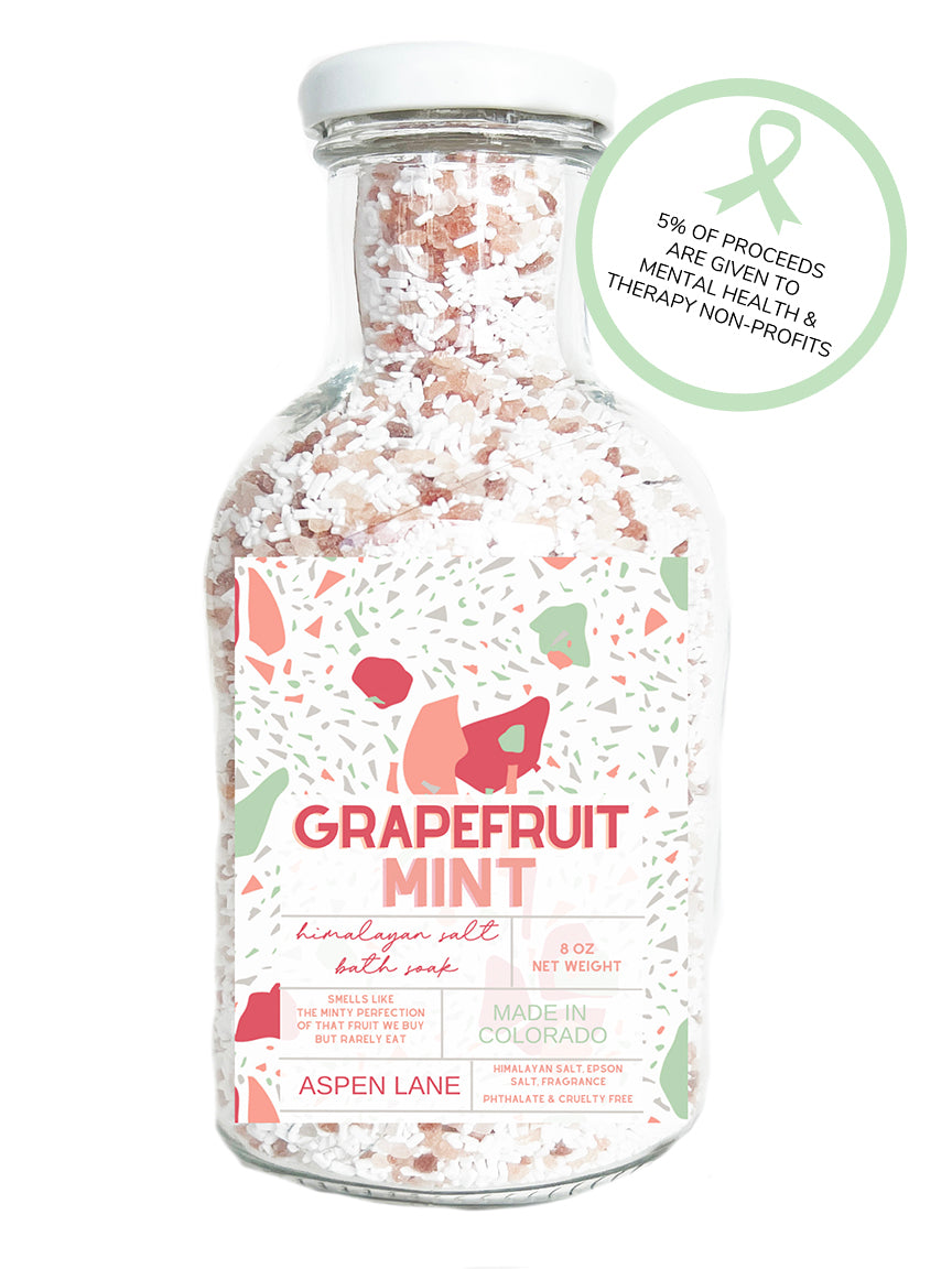 Grapefruit Mint Himalayan Bath Soak - Aspen Lane 