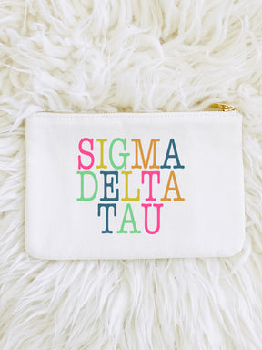 Sorority Color Block Pouch Bag - Aspen Lane 