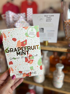 Grapefruit Mint Shower Steamer Fizzie Set - Aspen Lane 